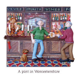 A pint in Worcestershire
