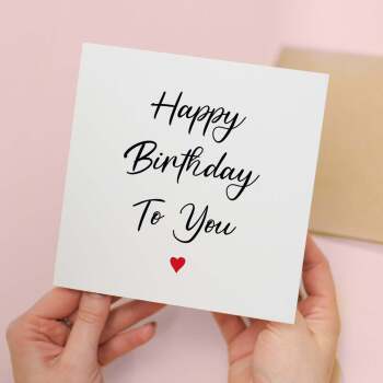 Happy Birthday Card For Him Boyfriend Birthday Card Girlfriend Birthday Card Husband Happy Birthday Card For Wife or Best Friend