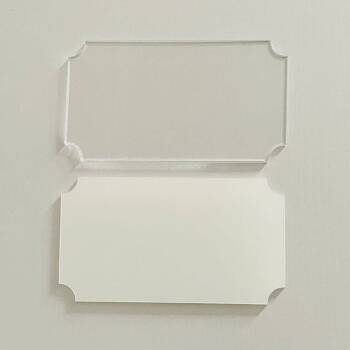 Acrylic Ticket Blanks / Token Shape / Ticket Blanks / Craft Shape / DIY Tokens / Acrylic Crafts / Sublimation Printing