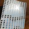 200 6mm Heart Stickers Gold, Silver, Holographic - Gold