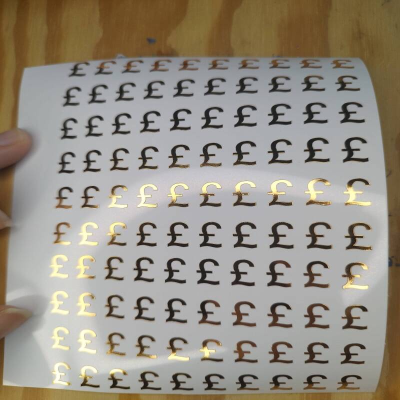 Currency Stickers | Pound Stickers | Euro Stickers | Dollar Stickers - 1 - Pound