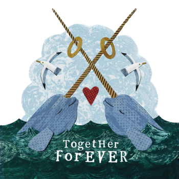 Together Forever Greetings Card by Lisa Berkshire