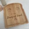 Personalised Dippy Egg Breakfast Board / Football Themed Gifts for Kids / Personalised Egg and Toast Board / Egg Cup Tray Birthday Easter - Dippy Egg - Dinosaur