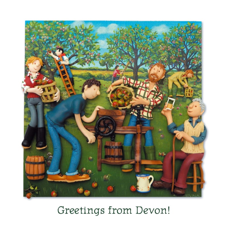 Devon cider orchard