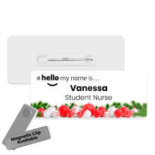 #hello my name is... Name Badge - Christmas Baubles