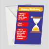 Funny Time Flies Birthday Card, 6x4" Sent Direct