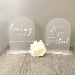 Acrylic Wedding Signs/ Table Decorative Signs / Table Decor / Modern Calligraphy / Table Decorations / Personalised / Rustic Wedding