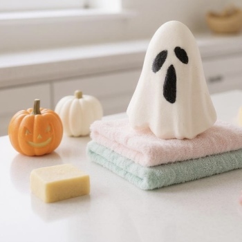 Ghost Halloween Bath Bomb