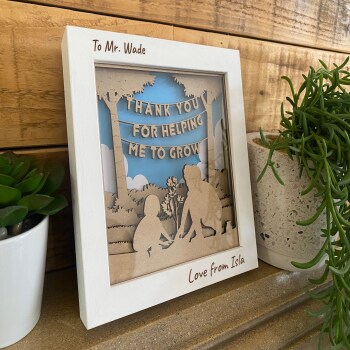 Thank you for helping me grow | Teacher gifts for year end, teaching assistant gift, nursery teacher, thank you teacher