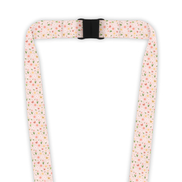 Double Breakaway Lanyard - Spring Flowers & Butterflies