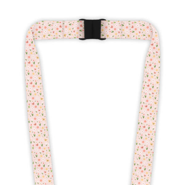 Double Breakaway Lanyard - Spring Flowers & Butterflies