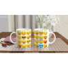 Emoji Face Mug - Ceramic White