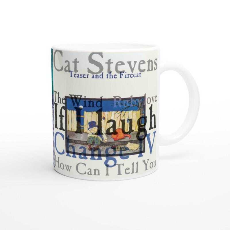 Cat Stevens Teaser And The Firecat Vinyl Album Track Mug - Ceramic White