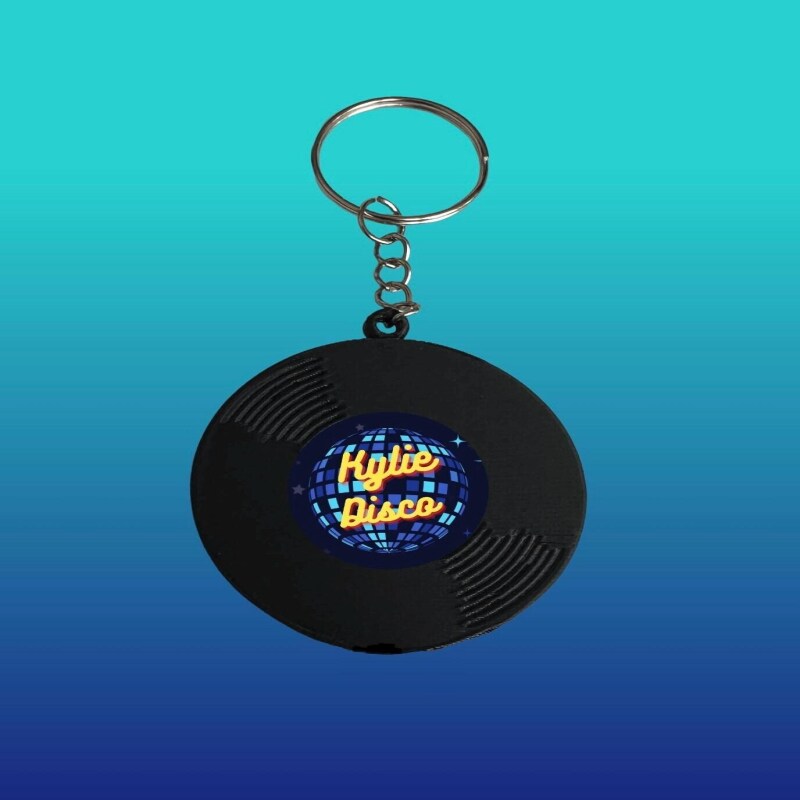 Kylie Minogue Vinyl Keyrings - Kylie Disco