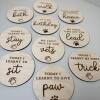 New Puppy Milestone Discs / Dog Lover New Dog gift / Reusuable Milestone Archievment Discs / Puppy Discs - Milestone Discs