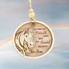 Personalised Horses memorial hanging decoration,  Horse loss, rainbow Bridge, Horse keepsake, horse memorial gift.