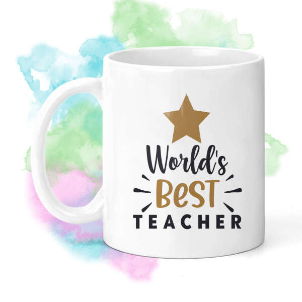 Teacher Ceramic Mug - Star Best Teacher Ever