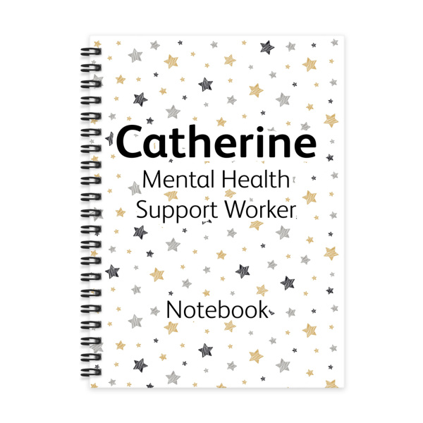 Personalised A5 Notebook - Scribble Stars