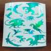 Dragon Sticker Sheet - Matte Black
