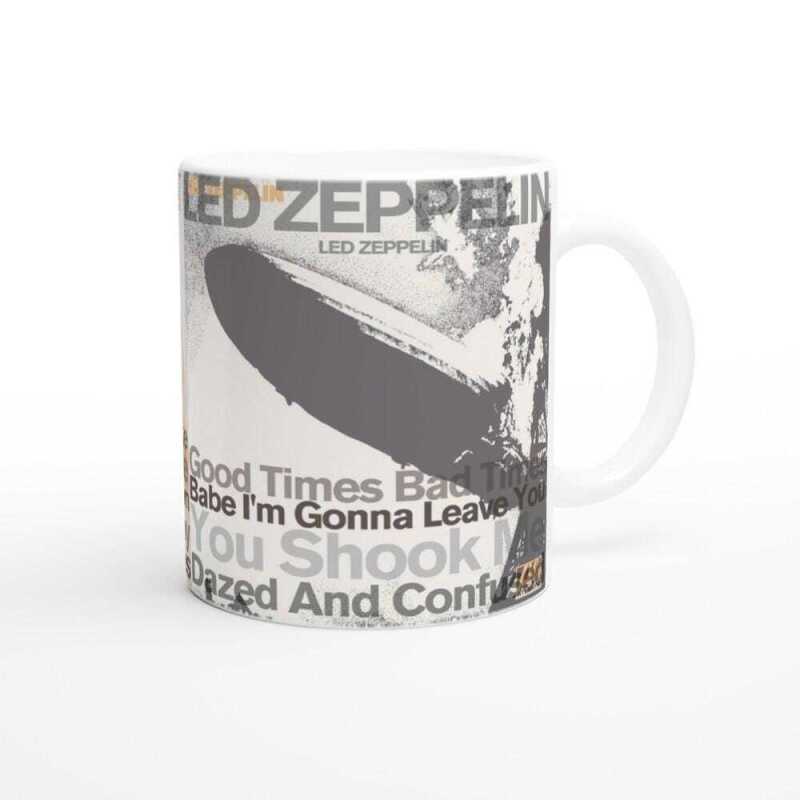 Led Zeppelin Album Track Mug - Ceramic White