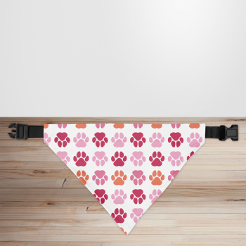 Puppy Love Funky Paws Print Dog/Puppy Bandana