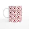Polygon Pattern Mug - Ceramic White