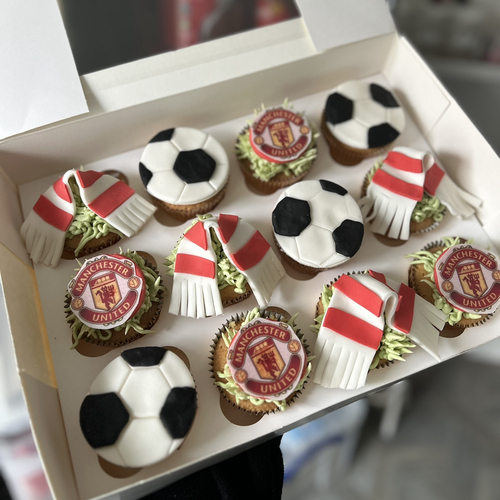 Football Themed Cupcakes