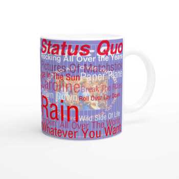 Status Quo Rockin All Over The Years Track Mug