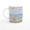 Neil Young On The Beach Album Track Mug - Ceramic White