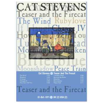 Teaser And The Firecat Cat Stevens Inspired Track A3 Poster