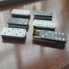 Domino Magnetic Needle Travel Tin | Magnetic Needle Case - Black Six | Three