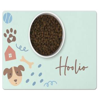 Dog Bowl Mat, Personalised Pet Bowl Mat, Customised Bowl Mat, Dog Food Mat, Puppy Bowl Mat, Cat Kitten Mat,Dog Mat Gift, Dog Lover Gift Mat