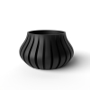 The Toril Planter Pot with Drainage Tray & Stand Included - Matte Dark Green - 3"