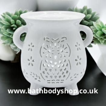 White Owl Oil Burner - Cauldron