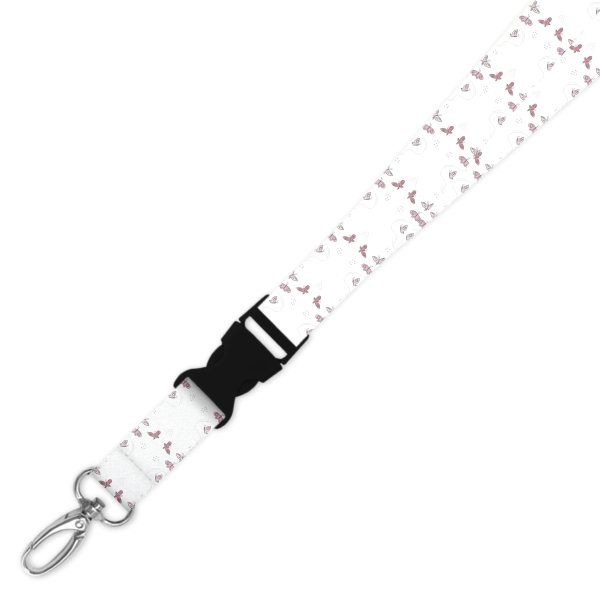 Double Breakaway Lanyard - Butterfly Corners