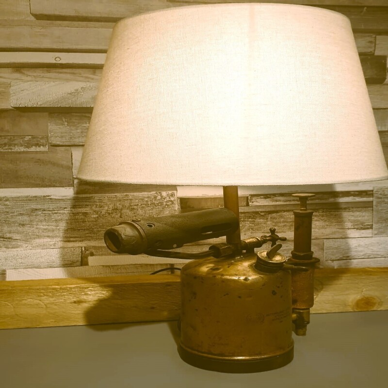 Rare - Aktiebolaget Optimus Brass Blow Torch Lamp