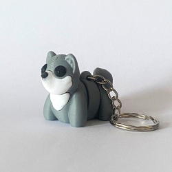 Baby Wolf Keyring