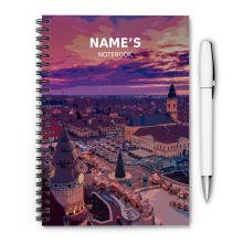 Personalised A5 Artwork Notebook - Oradea - Romania