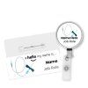 Hello My Name is Badge Butterfly Needle & ID Badge Reel Personalised Premium Durable Name Badge #hello mynameis Name Badge Nurse Badges. - Standard Name Badge - Safety Pin Standard