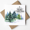 Christmas Tree Card | Watercolour | Traditional Christmas Card | Classic Christmas Card | Watercolour Christmas Tree Card Packs or Singles
