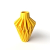 The Javero Vase, Modern and Unique Home Decor for Dried and Preserved Flower Arrangement - Black - Large