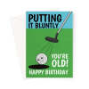 Funny Golf Birthday Card For Him - A5 Portrait - 1 Card