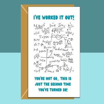 Funny 60th Birthday Card - Personalised inside if required - For Him or For Her - Perfect greetings card for someone turning 60 years old