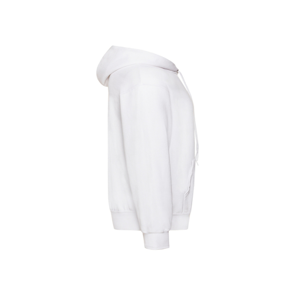 Personalised Fruit of the Loom Overhead Hoodie - White - S