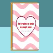 Valentine's Card - Personalised - For Boyfriend, Girlfriend, Husband, Wife - Ideal Cheeky Rude Valentines Day Card for your loved one