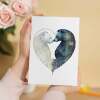 Valentine's Day Card for Her Valentine's Day Card for Wife Valentine's Day Card For Husband Boyfriend or Girlfriend Bears - Portrait (5x7) / Blank Inside