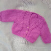 Hand Knitted 5 Piece Dress Set for a Baby Girl - Premature 2     - Chest 12 ins -  £22.50