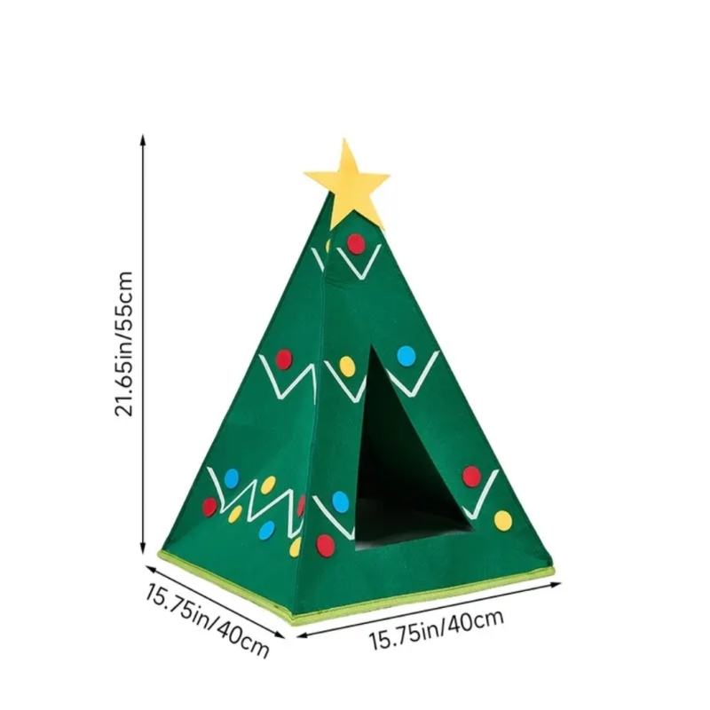 Christmas Tree Pet Play Tent