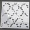 Sashiko Templates Circular | Visible Mending | Quilting and Sewing Templates | Reuseable Mending Stencils