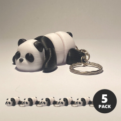 Baby Panda Keyring Pack (x5)